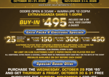 south point casino bingo extravaganza tournament flyer